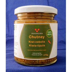 Chutney de kiwi-cebolla